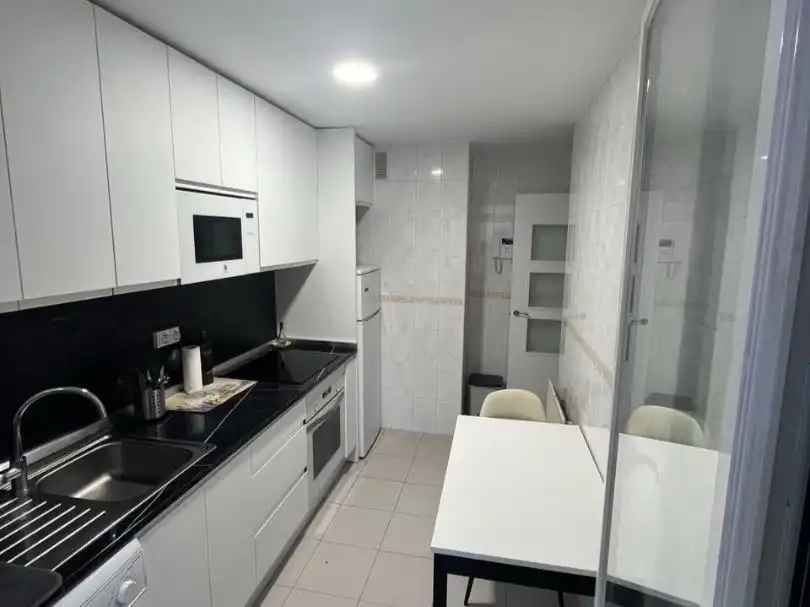 Kitchen of Flat for sale in  Madrid Capital  with Balcony