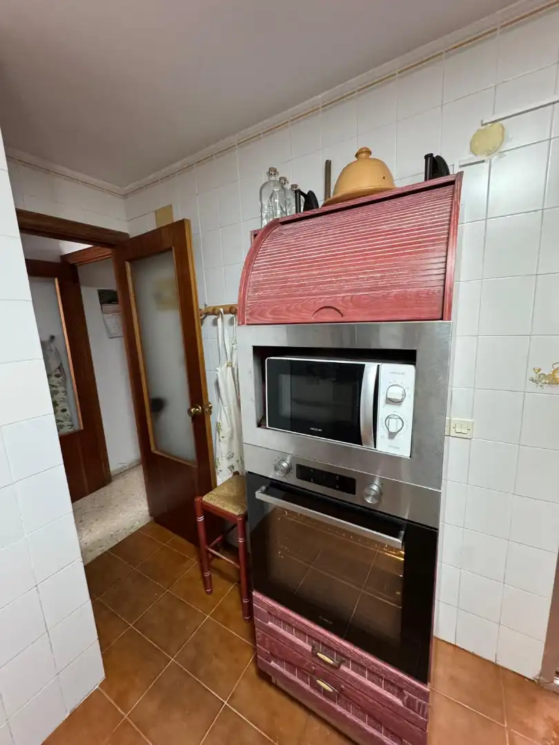 Cocina de Casa adosada en venta en Sanlúcar de Barrameda con Aire acondicionado, Trastero y Amueblado