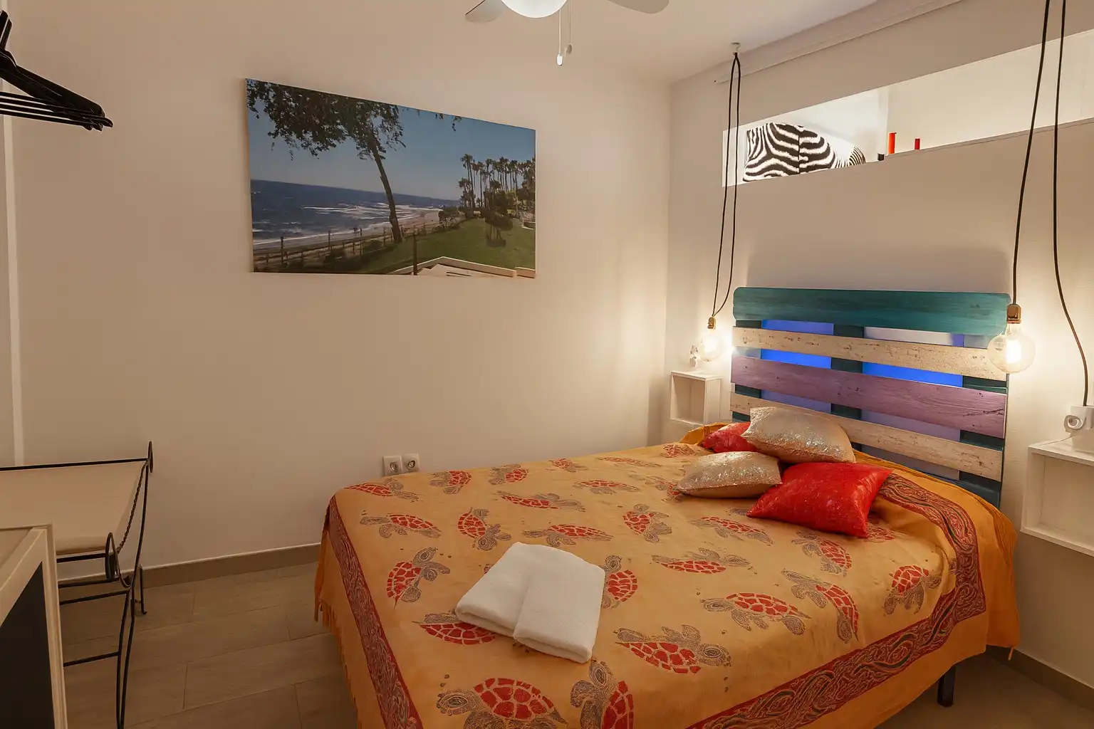 Schlafzimmer von Wohnung zum Verkauf in Mijas mit Klimaanlage, Möbliert und Waschmaschine