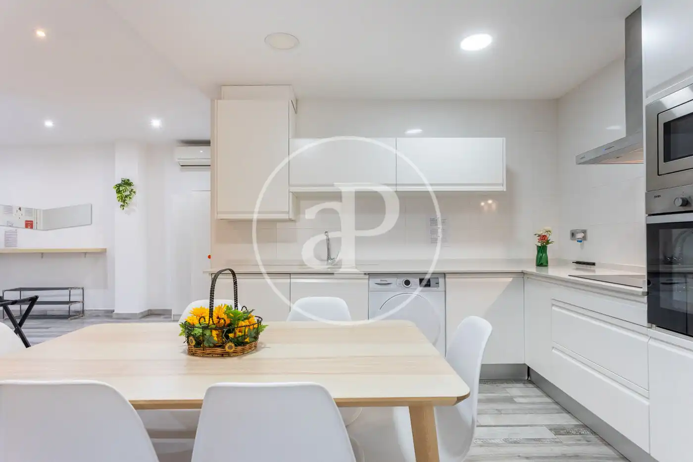 Cuina de Loft en venda en Castellón de la Plana / Castelló de la Plana amb Aire condicionat, Calefacció i Moblat