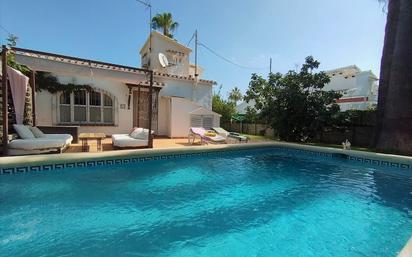 Swimming pool of House or chalet for sale in Dénia  with Air Conditioner, Terrace and Swimming Pool