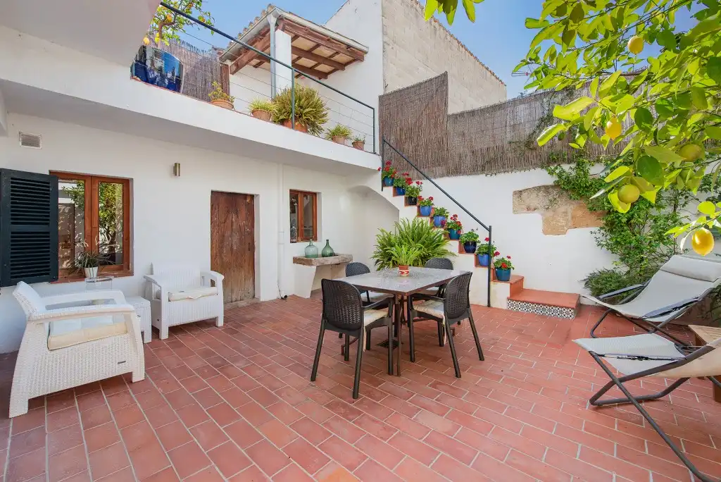 Terraza de Casa adosada en venta en Pollença con Aire acondicionado, Jardín privado y Terraza