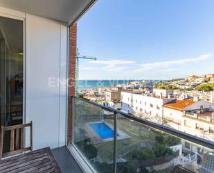 Exterior view of Apartment for sale in Sant Pol de Mar  with Air Conditioner, Heating and Parquet flooring