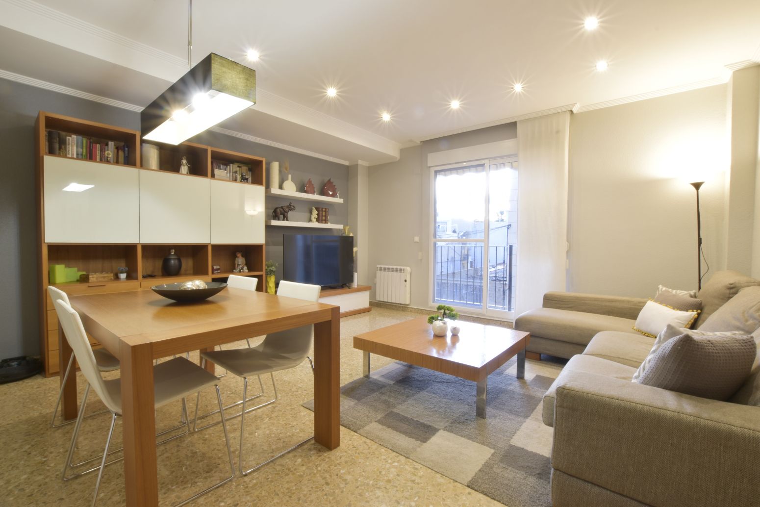 Living room of Flat for sale in Massamagrell  with Air Conditioner, Heating and Private garden