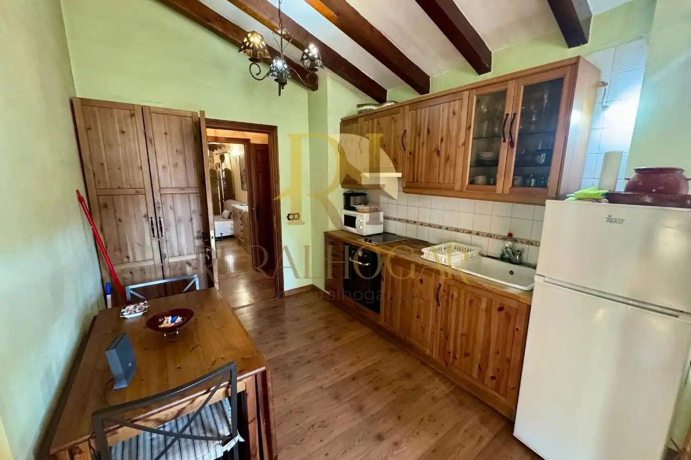 Cocina de Casa o chalet en venta en Peralejos de las Truchas con Calefacción, Jardín privado y Parquet