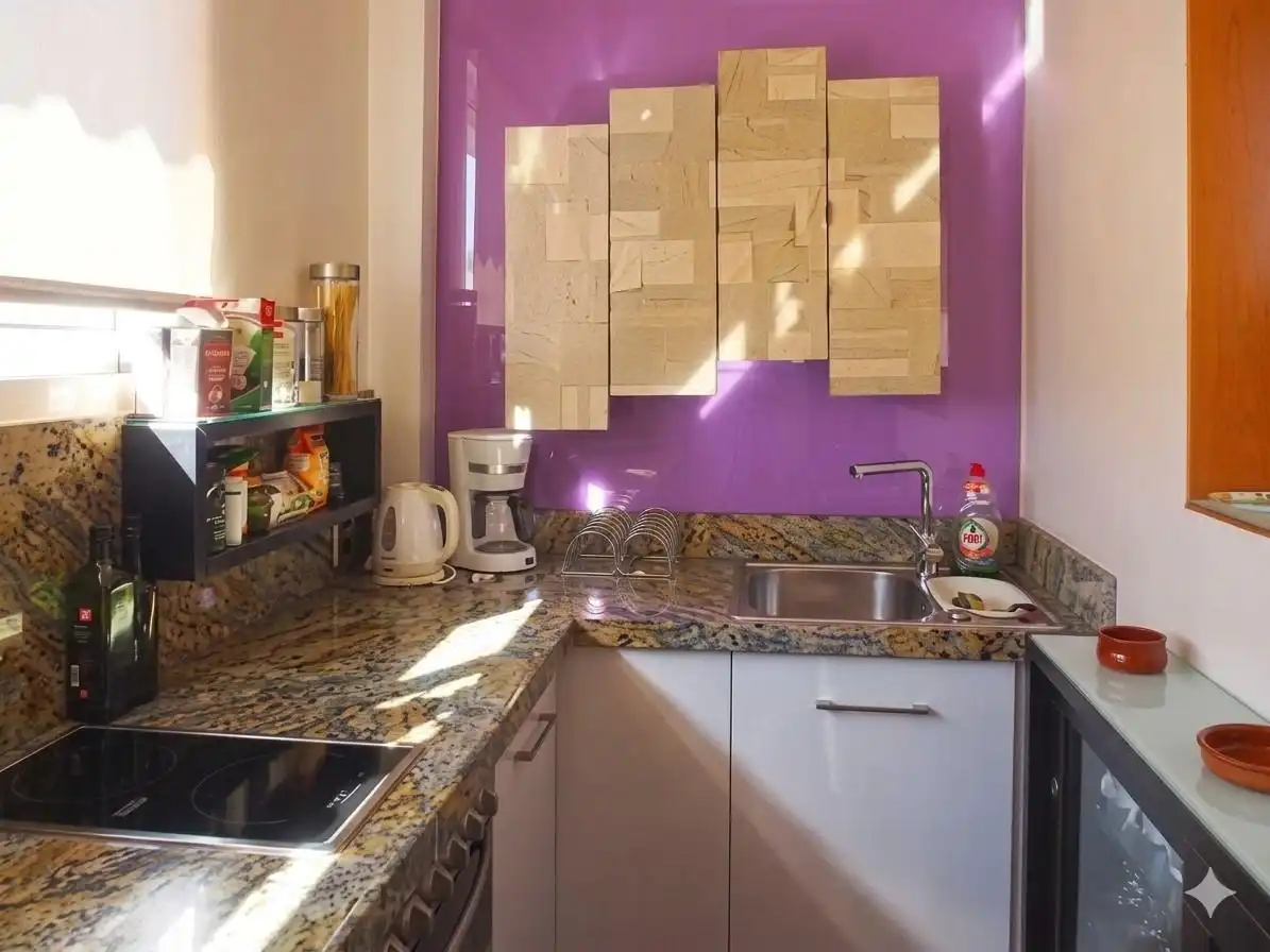 Cuina de Apartament en venda en Málaga amb Aire condicionat, Terrassa i Moblat