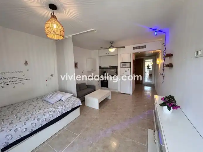 Wohnzimmer von Wohnung zum Verkauf in Puerto de la Cruz mit Terrasse, Möbliert und Waschmaschine