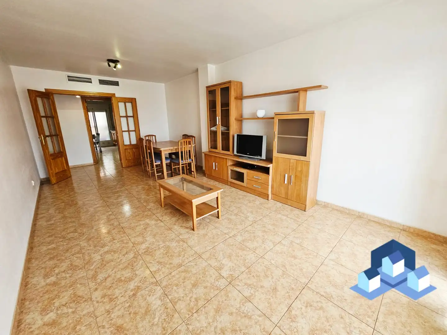 Living room of Flat for sale in Lorca  with Furnished and Balcony