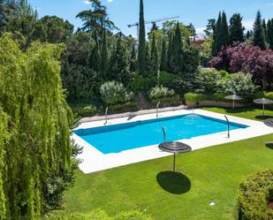 Swimming pool of Flat for sale in  Madrid Capital  with Air Conditioner, Heating and Parquet flooring