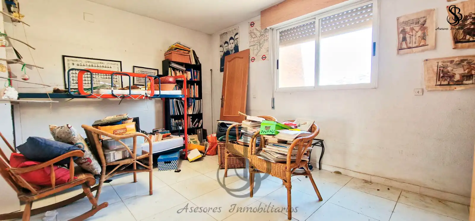 Habitación de Casa adosada en venta en Alicante / Alacant con Aire acondicionado, Calefacción y Jardín privado