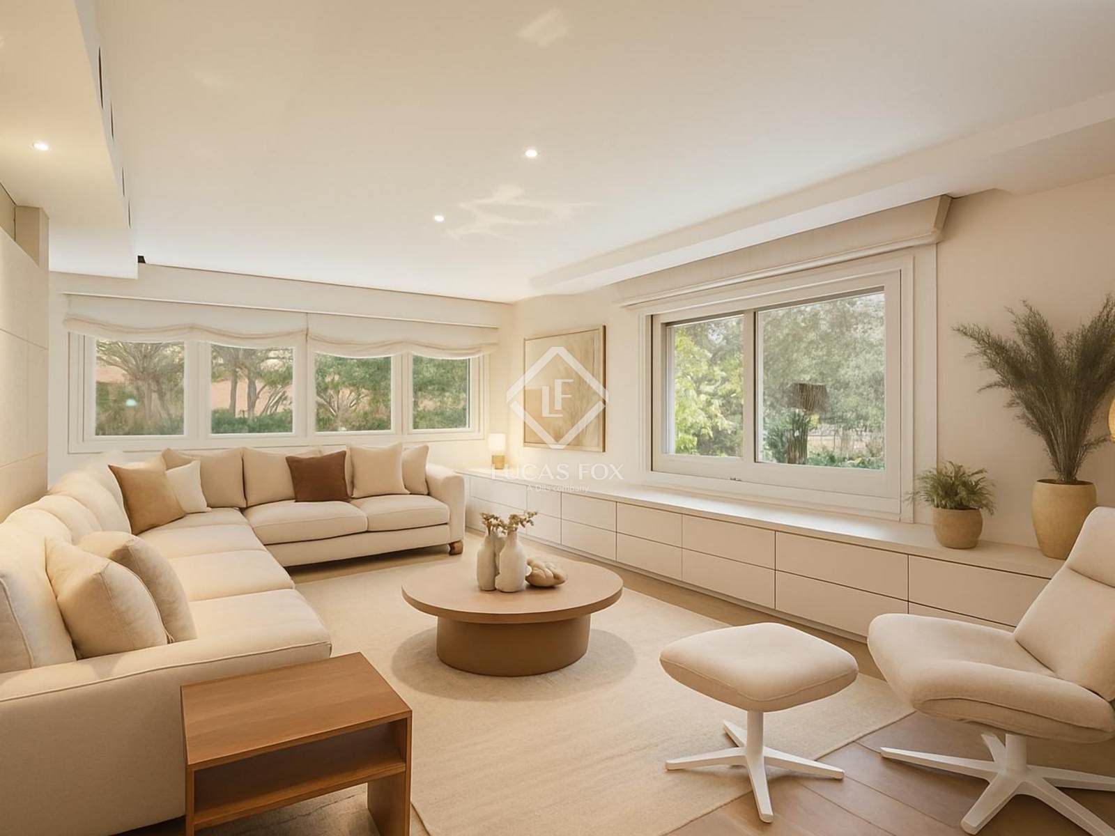 Living room of Flat for sale in  Barcelona Capital  with Air Conditioner, Heating and Parquet flooring