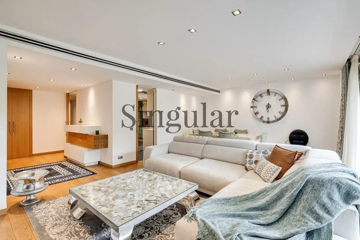 Sala de estar de Piso en venta en Barcelona con Aire acondicionado, Calefacción y Terraza