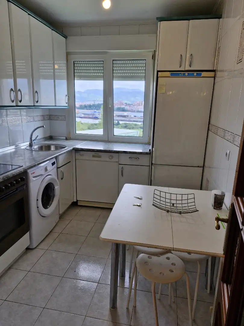 Cocina de Piso de alquiler en Leioa con Calefacción, Amueblado y Horno