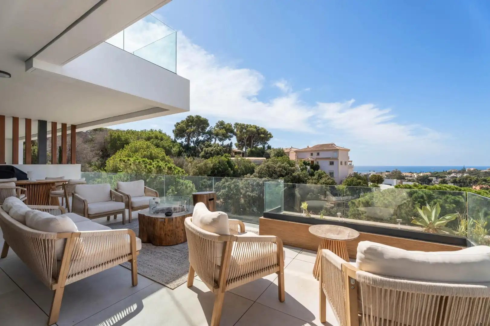 Terrassa de Apartament en venda en Marbella amb Aire condicionat, Calefacció i Jardí privat