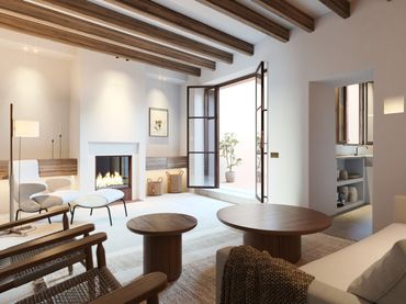 Casa rústica amb piscina en venda a Felanitx Poble