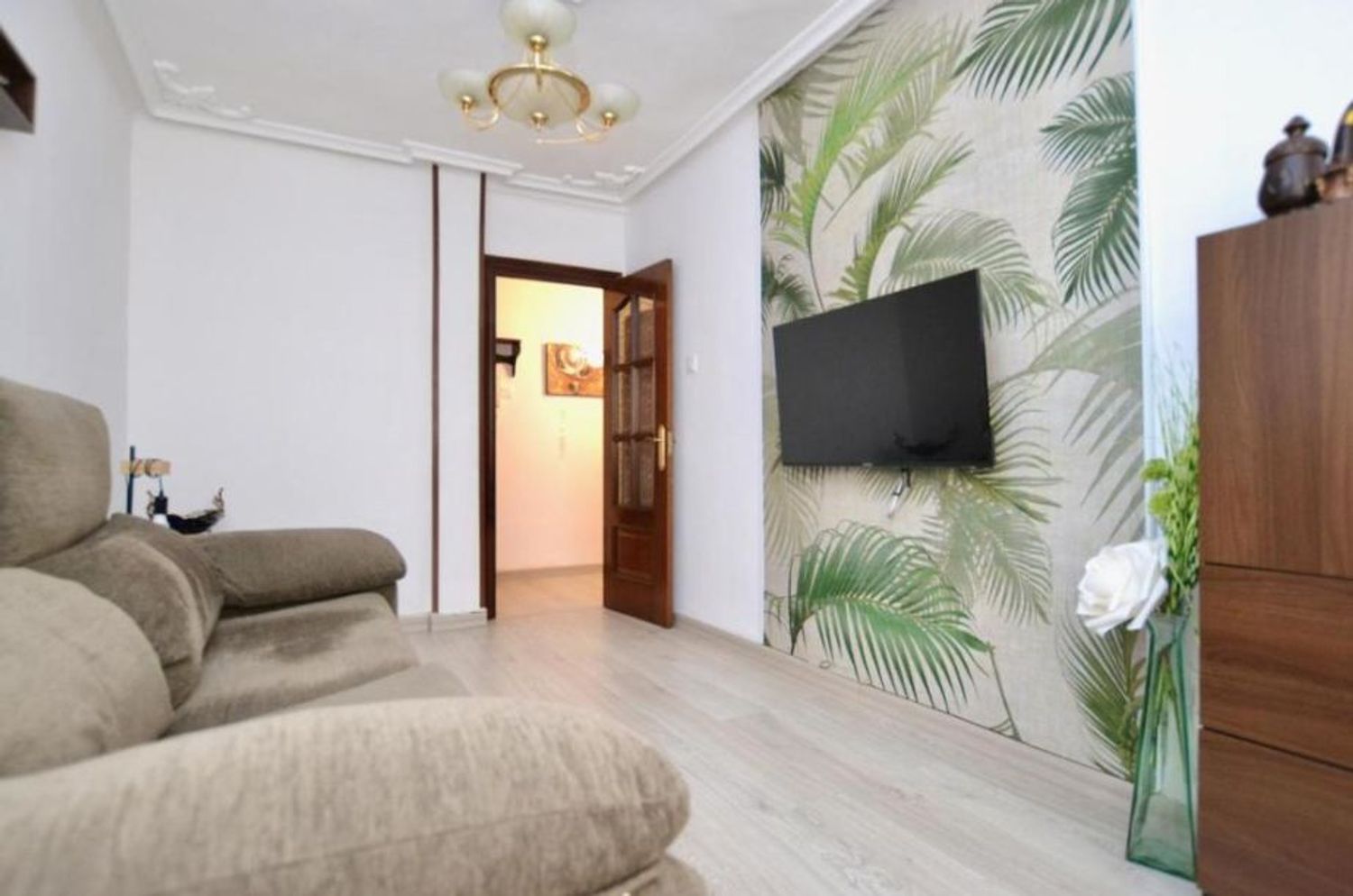 Living room of Flat for sale in Gijón   with Heating, Storage room and Swimming Pool
