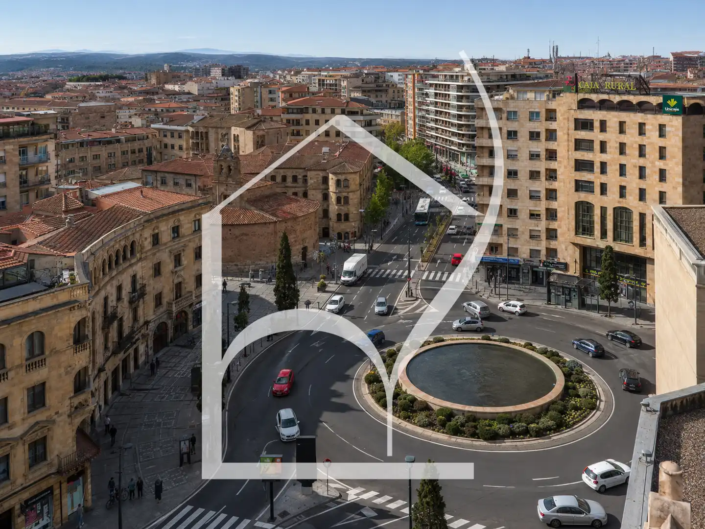Vista exterior de Piso de alquiler en Salamanca con Calefacción, Parquet y Amueblado