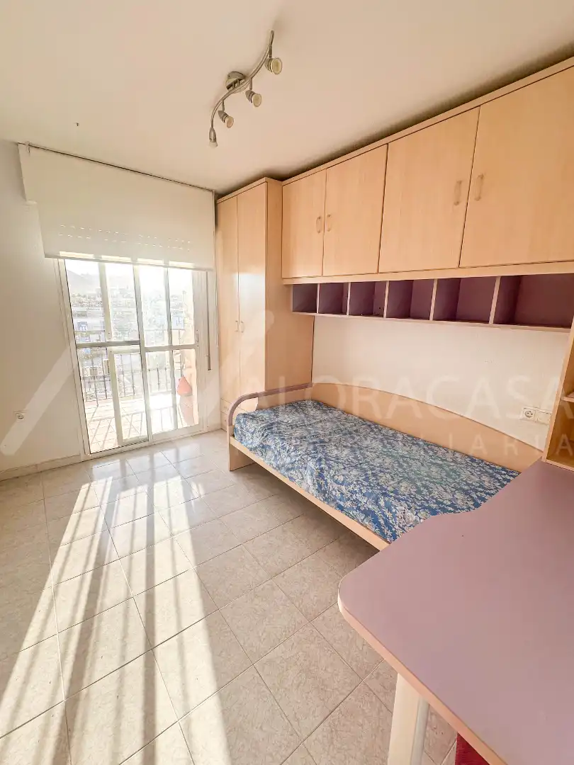 Bedroom of Flat for sale in Málaga  with Air Conditioner, Terrace and Community pool