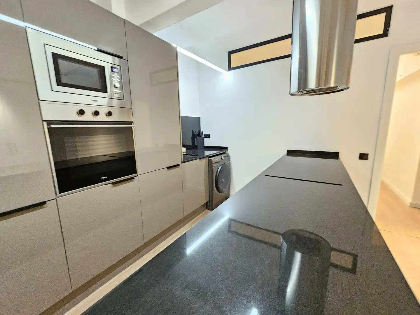 Kitchen of Flat for rent in Barcelona  with Air Conditioner and Furnished