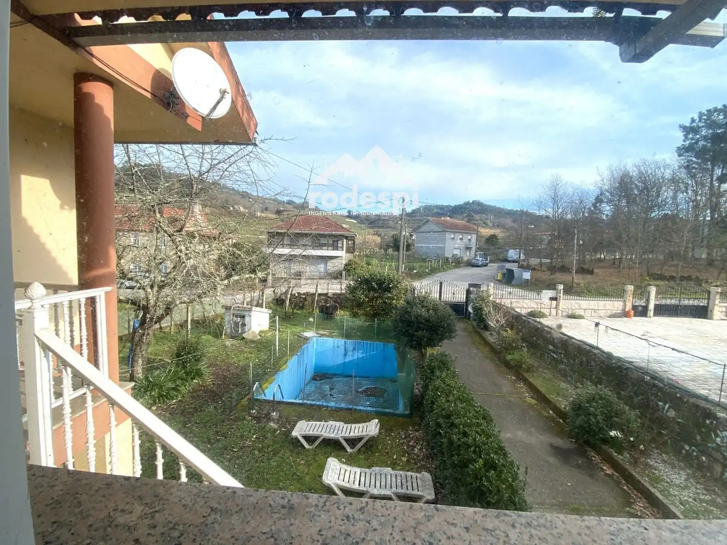 Exterior view of Houses for sale in Crecente  with Heating, Storage room and Swimming Pool