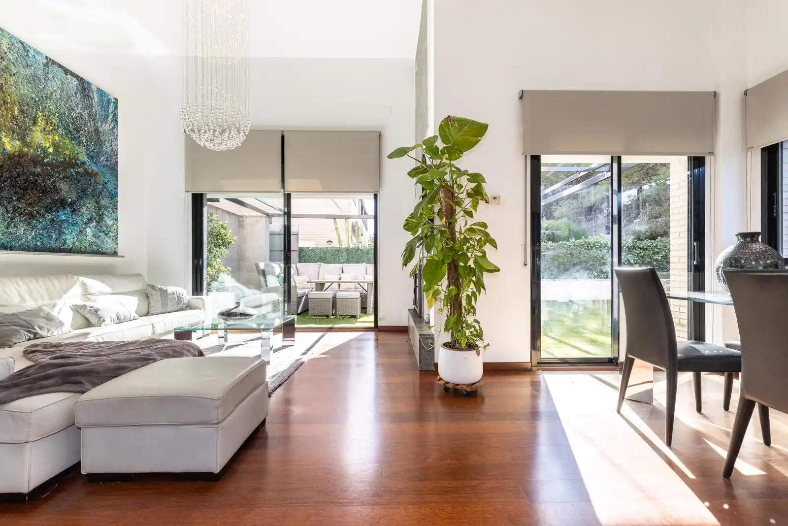 Sala de estar de Casa adosada en venta en Cambrils con Aire acondicionado, Calefacción y Jardín privado