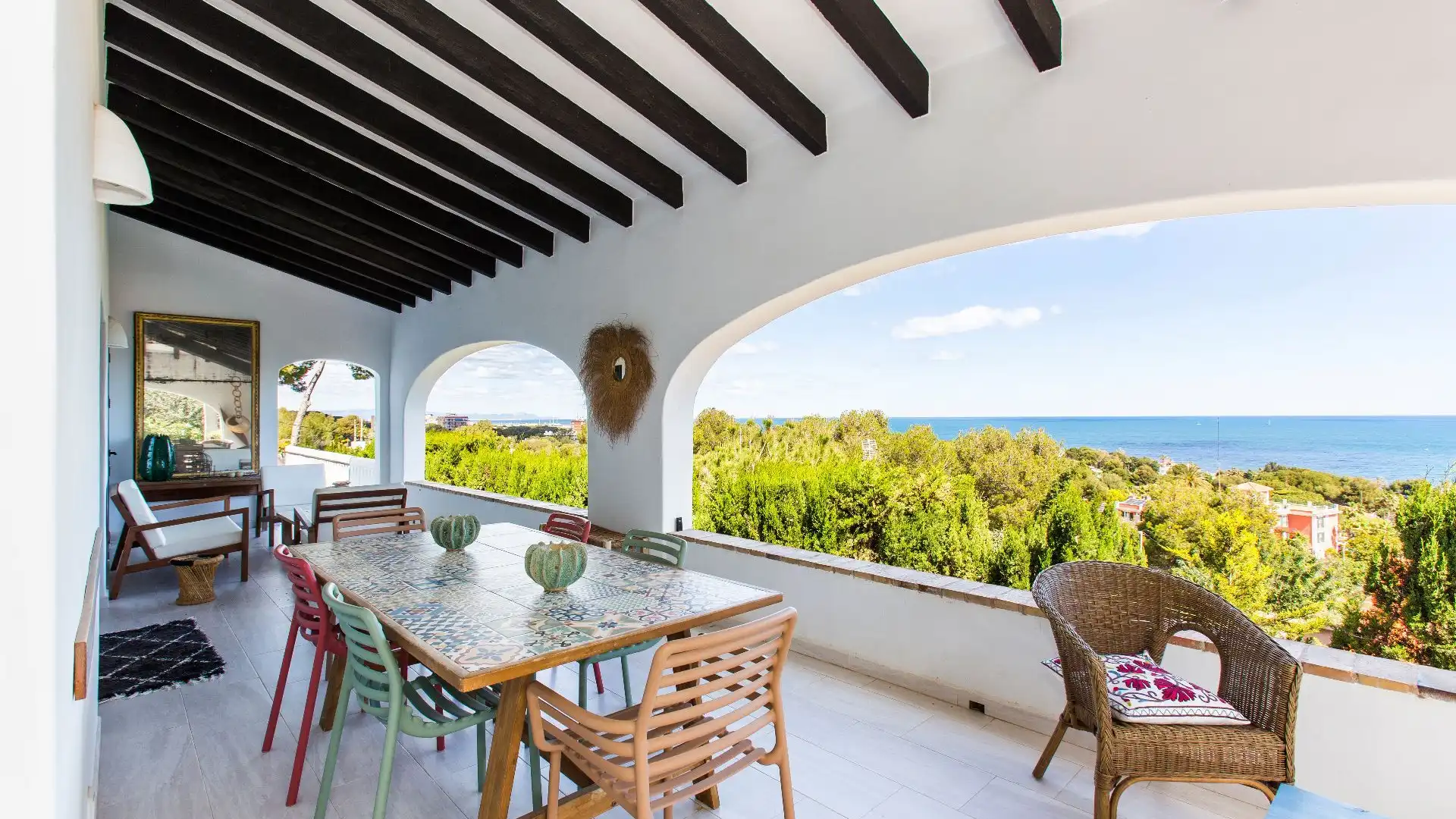 Terraza de Casa o chalet en venta en Dénia con Aire acondicionado, Calefacción y Jardín privado