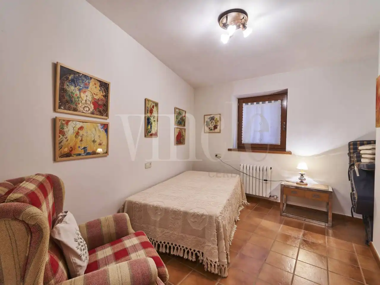 Dormitori de Casa o xalet en venda en Prullans amb Calefacció, Jardí privat i Terrassa