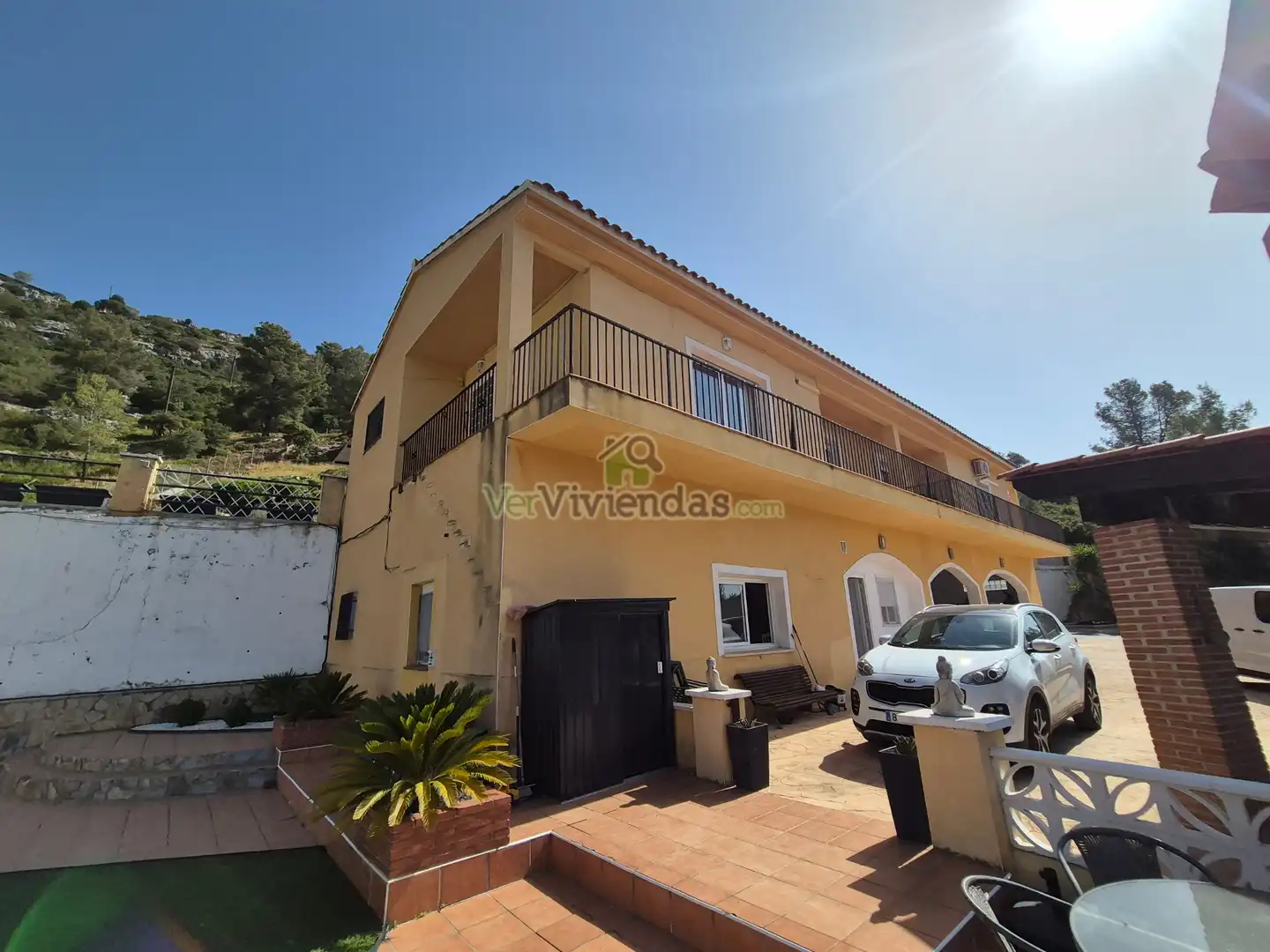 Vista exterior de Casa o chalet en venta en Olesa de Bonesvalls con Aire acondicionado, Calefacción y Jardín privado