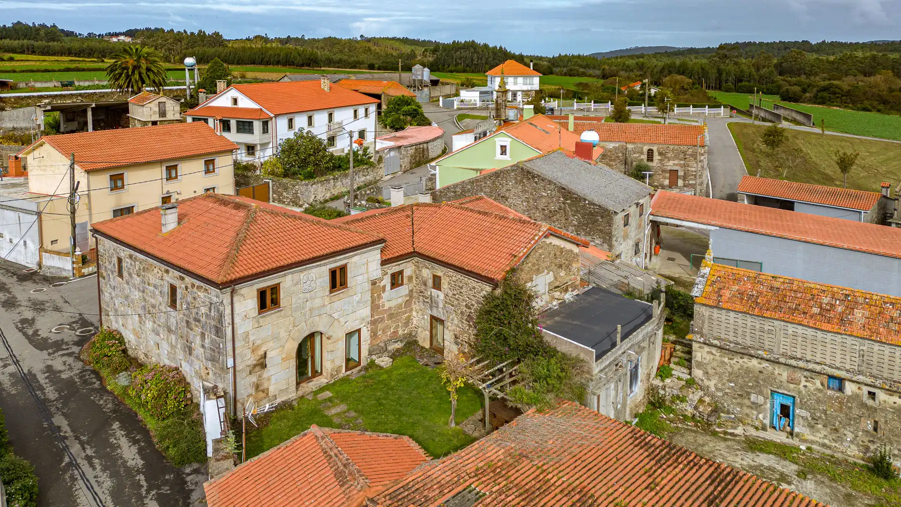 Vista exterior de Finca rústica en venta en A Laracha   con Amueblado