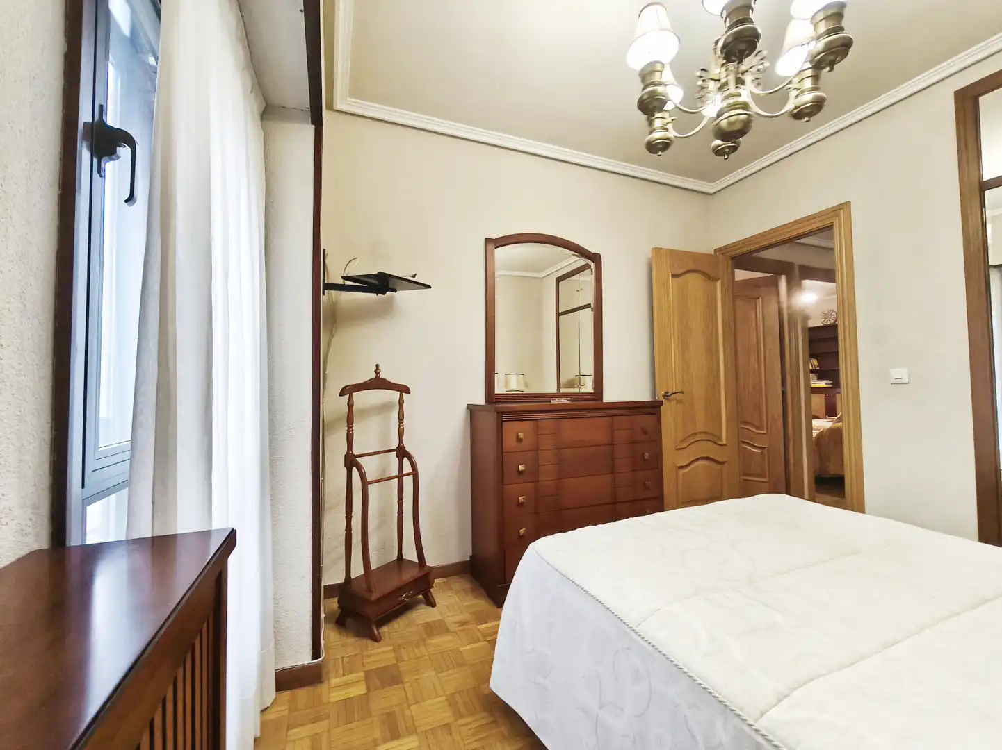Bedroom of Flat for sale in  Logroño  with Heating, Parquet flooring and Terrace