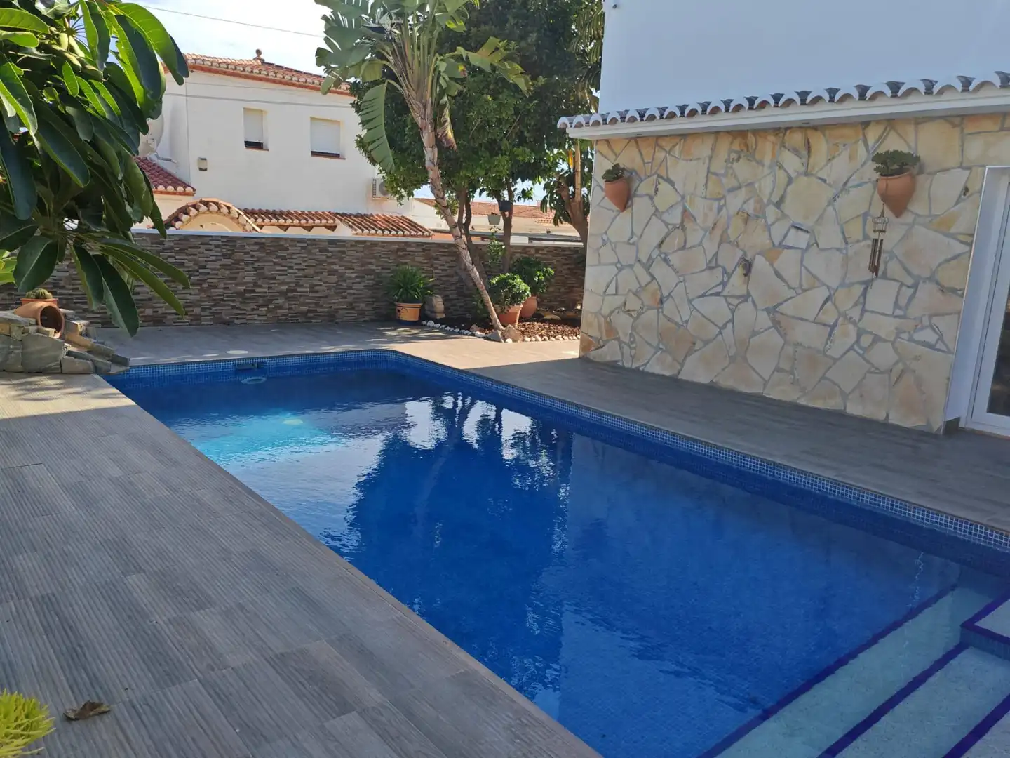 Piscina de Casa o xalet en venda en Calpe / Calp amb Aire condicionat, Calefacció i Jardí privat