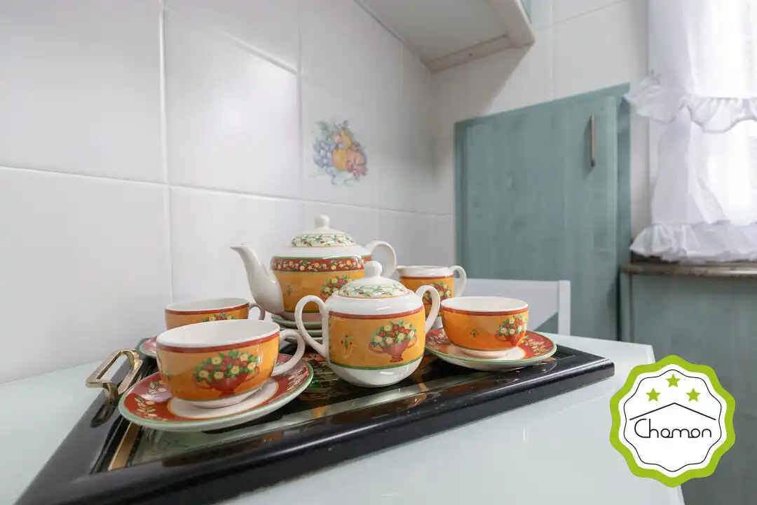 Küche von Wohnung zum Verkauf in Bilbao  mit Heizung und Privatgarten