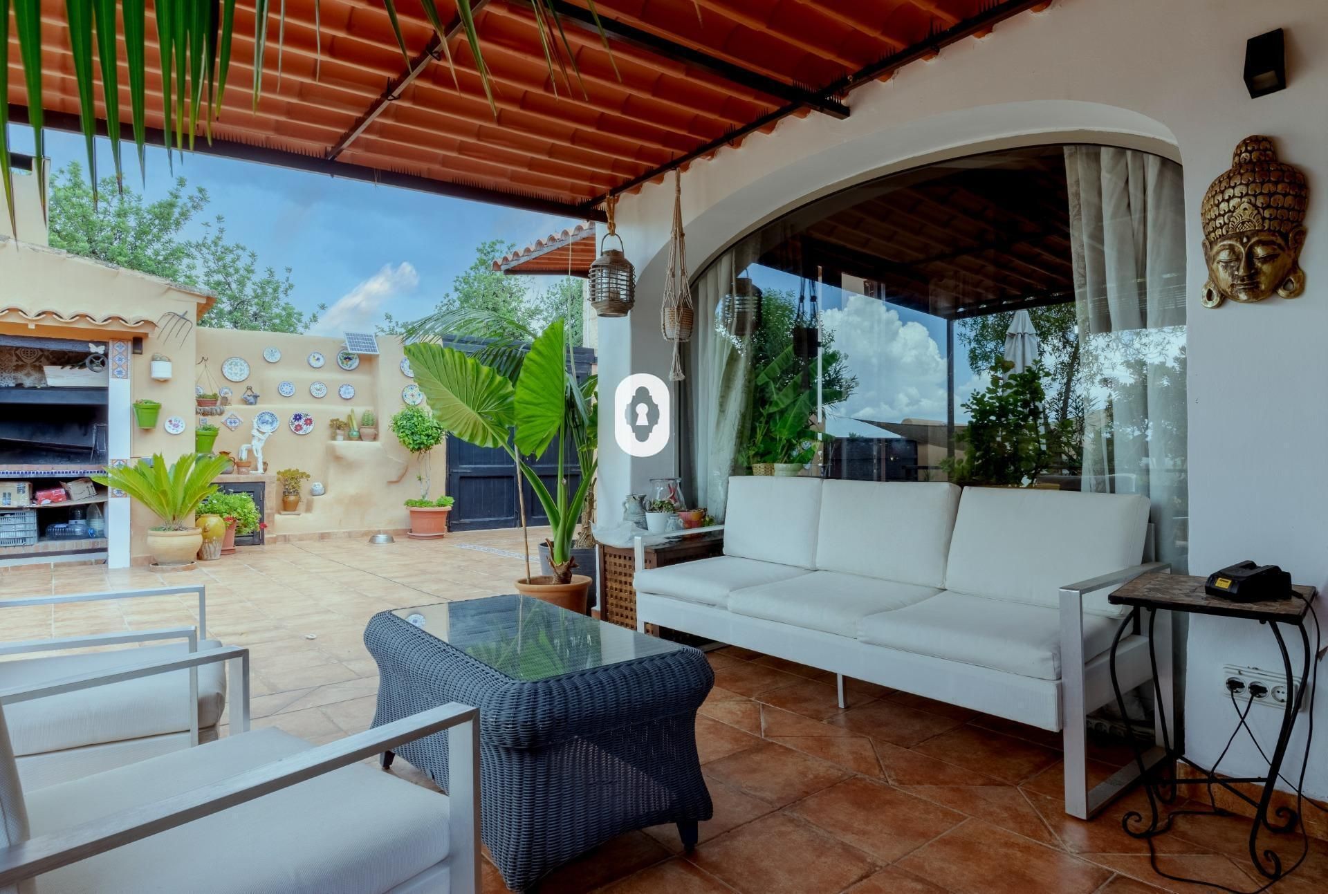 Terrassa de Finca rústica en venda en  Palma de Mallorca amb Jardí privat, Parquet i Terrassa