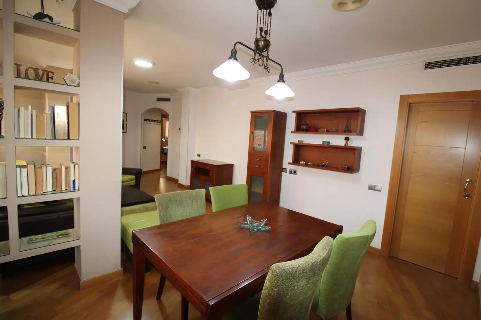 Comedor de Piso de alquiler en Murcia con Aire acondicionado y Amueblado