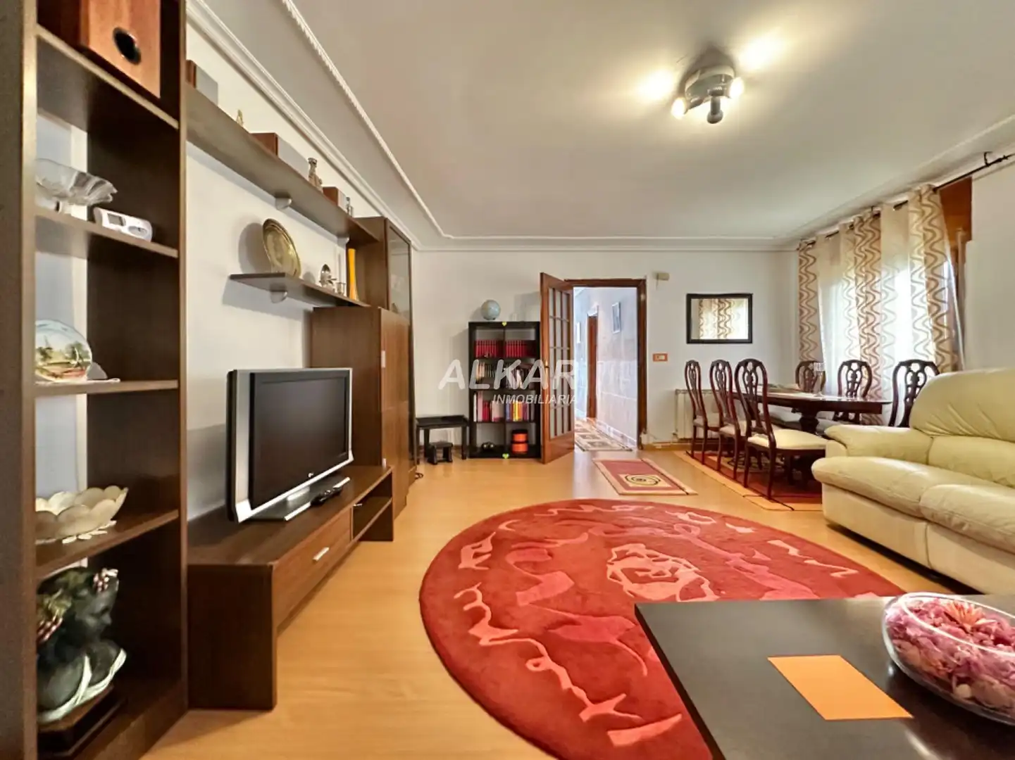 Living room of Houses for sale in Ribaforada  with Air Conditioner, Heating and Parquet flooring