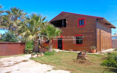 Exterior view of House or chalet for sale in Chiclana de la Frontera  with Private garden, Storage room and Swimming Pool