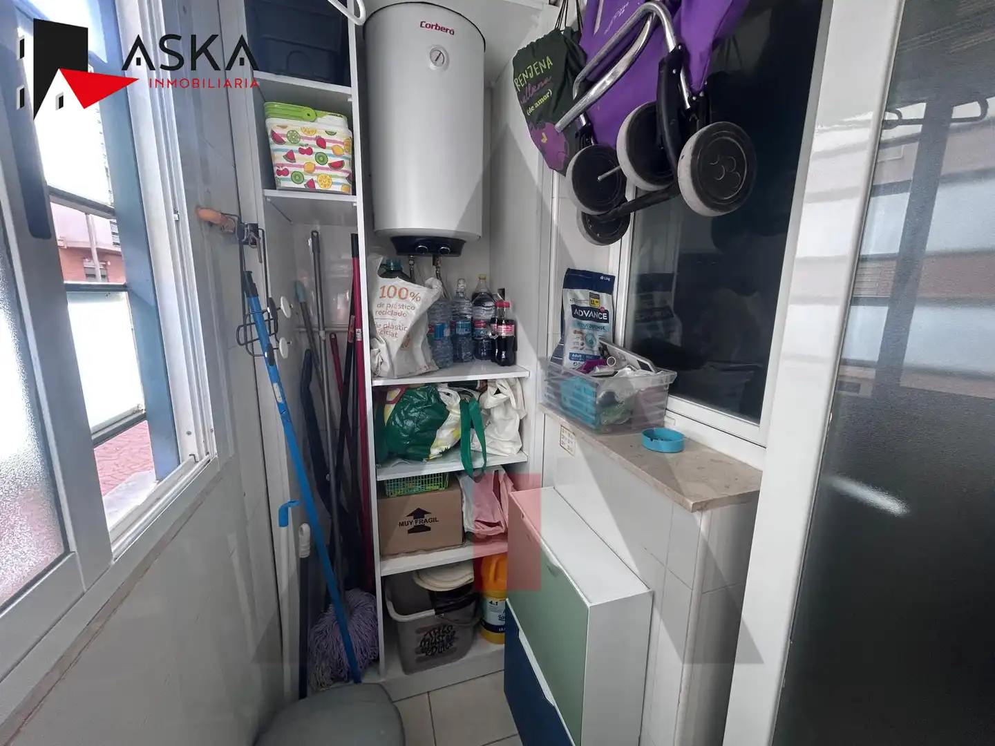 Kitchen of Flat for sale in Alfafar  with Air Conditioner and Storage room