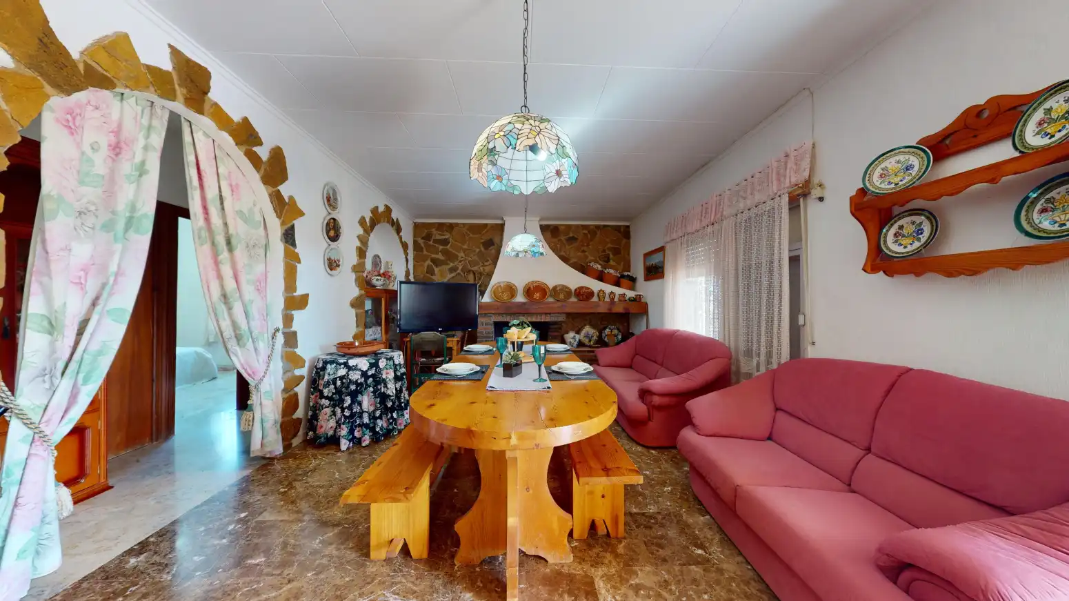 Sala de estar de Casa o chalet en venta en Novelda con Aire acondicionado, Jardín privado y Terraza