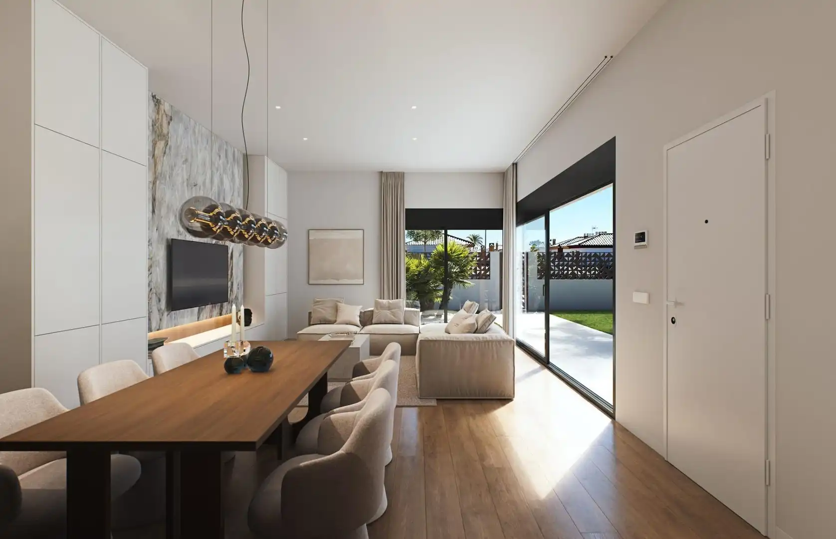 Sala de estar de Casa o chalet en venta en Murcia con Calefacción y Piscina