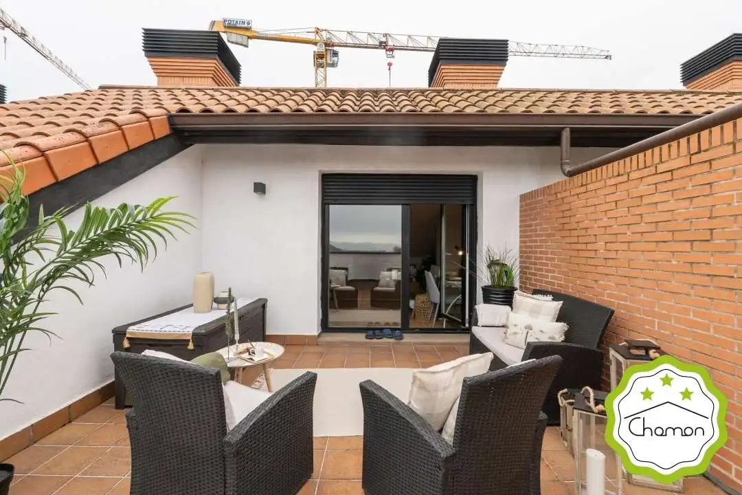 Terraza de Casa adosada en venta en Bilbao  con Calefacción, Jardín privado y Terraza