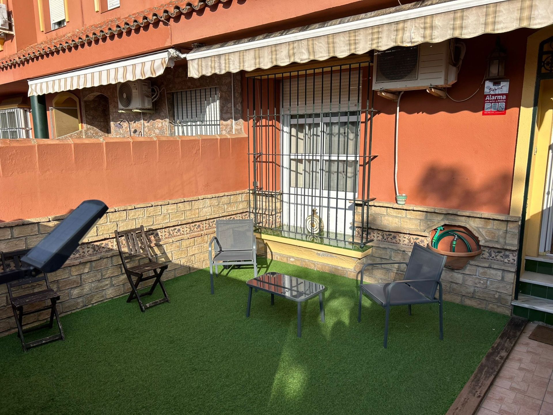 Terrace of Single-family semi-detached to rent in Chiclana de la Frontera  with Air Conditioner, Private garden and Furnished