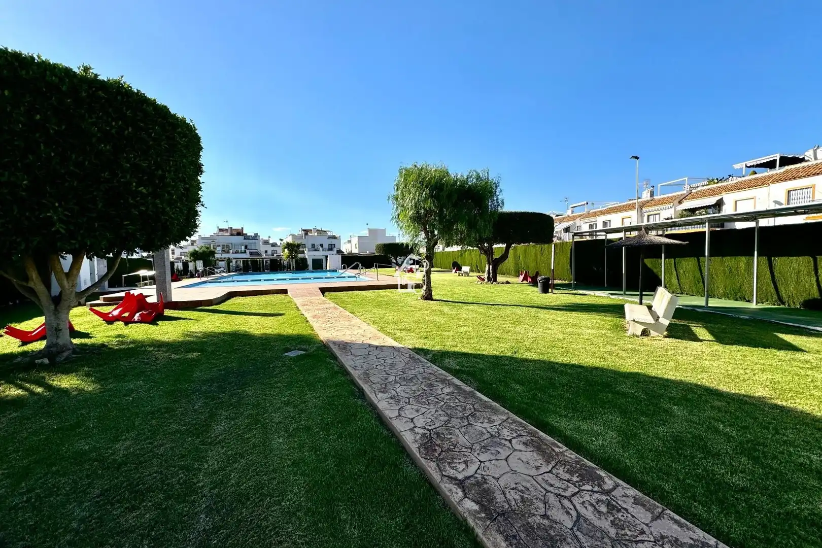 Garden of Houses for rent in Torrevieja  with Swimming Pool