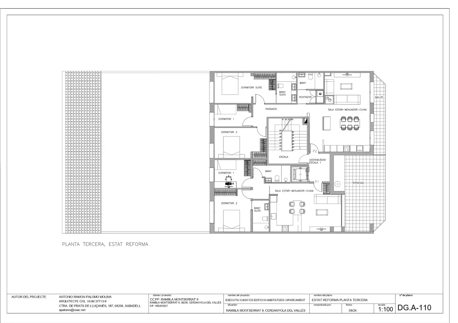 Penthouse mit Aufzug zum Verkauf in Rambla de Montserrat 9, imagen 6