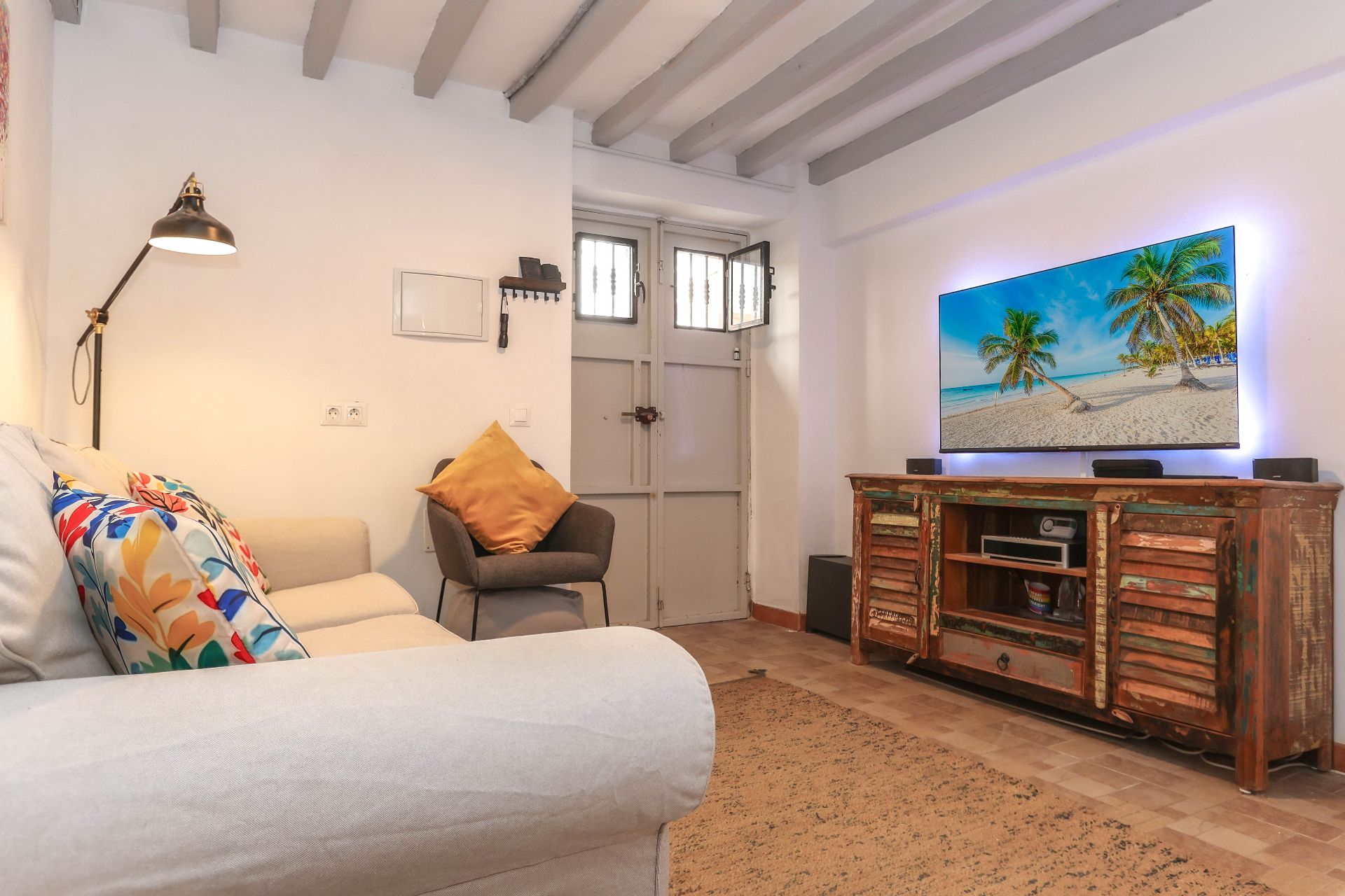 Sala d'estar de Casa o xalet en venda en Guaro amb Aire condicionat