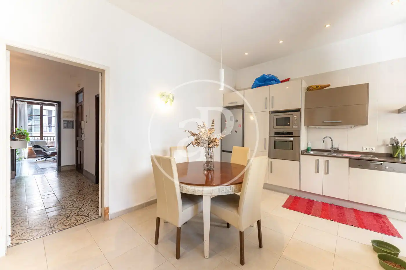 Küche von Wohnung zur Miete in  Palma de Mallorca mit Klimaanlage, Heizung und Möbliert
