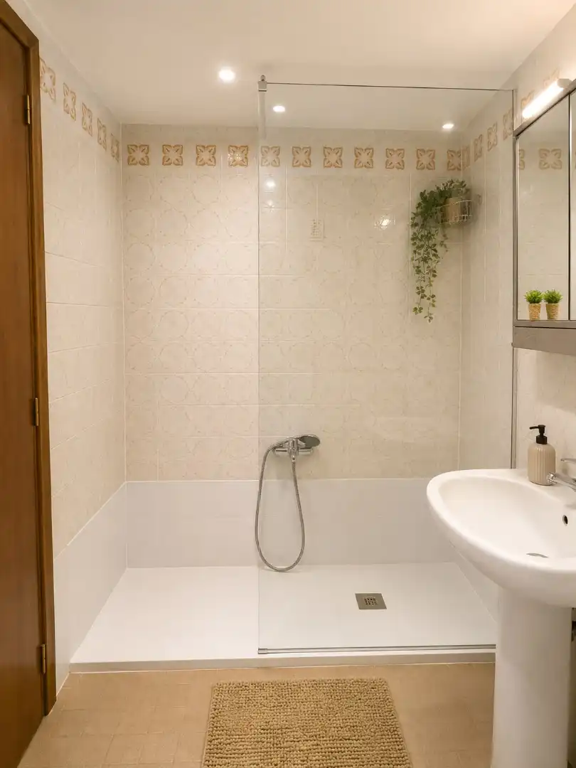 Bathroom of Flat for sale in Chiva  with Air Conditioner, Oven and Balcony