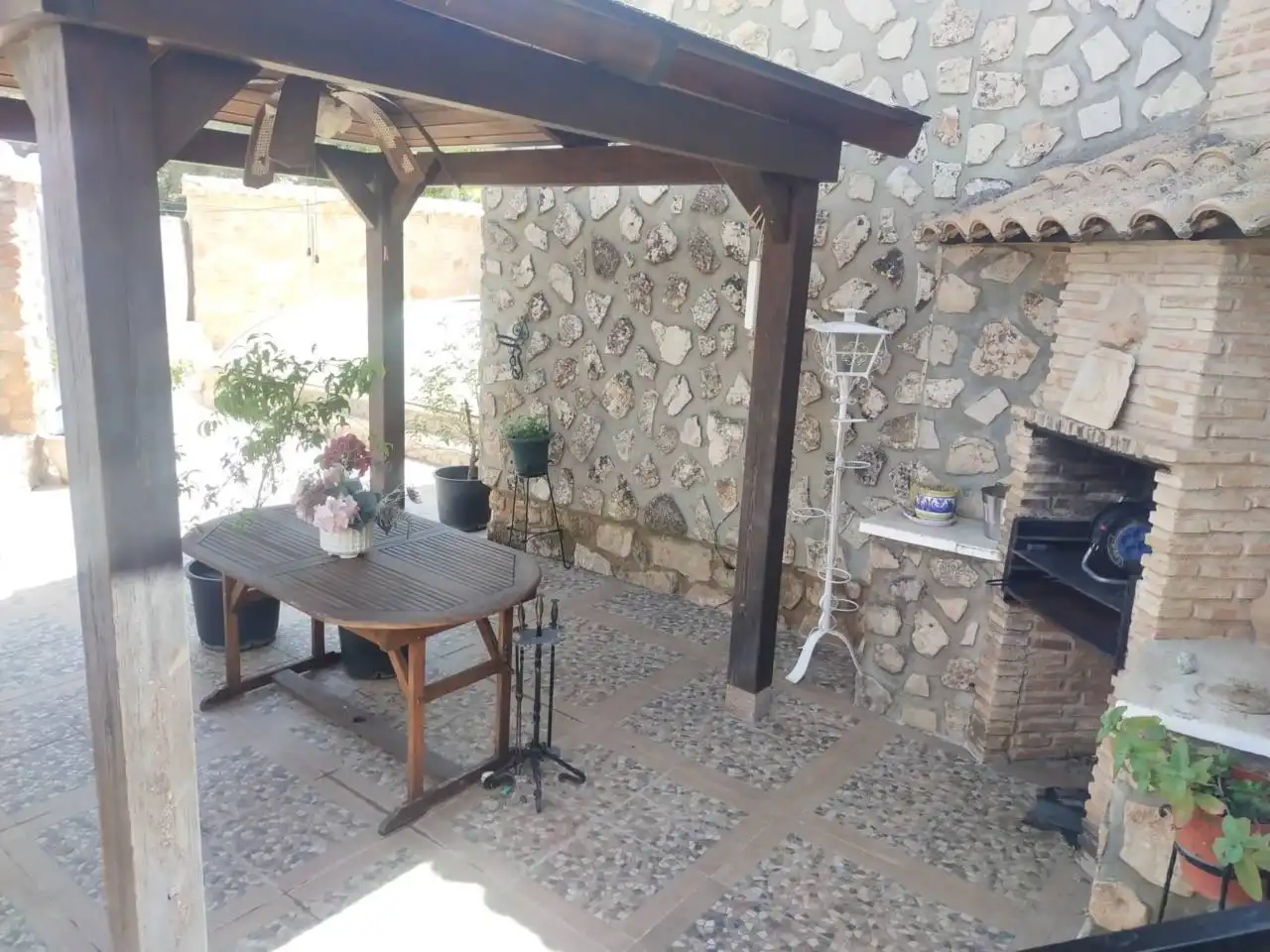Terraza de Casa o chalet en venta en Ossa de Montiel con Aire acondicionado, Calefacción y Jardín privado