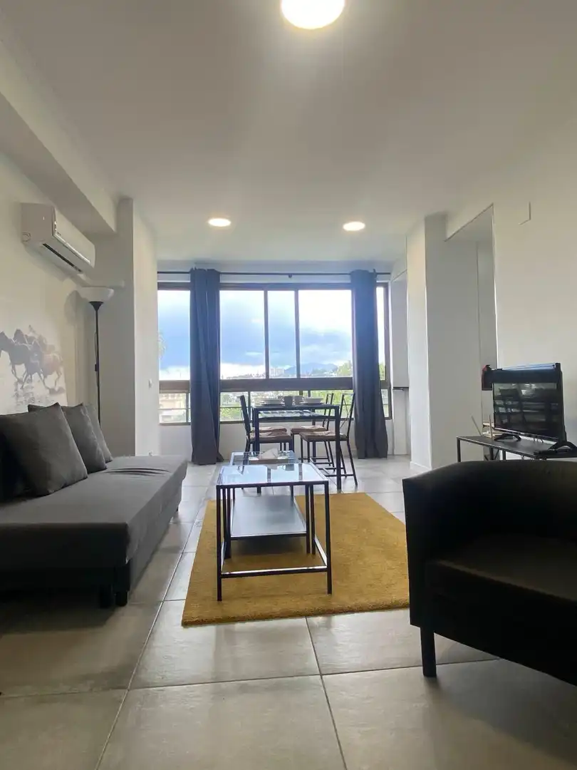 Living room of Apartments for rent in Marbella  with Air Conditioner and Community pool