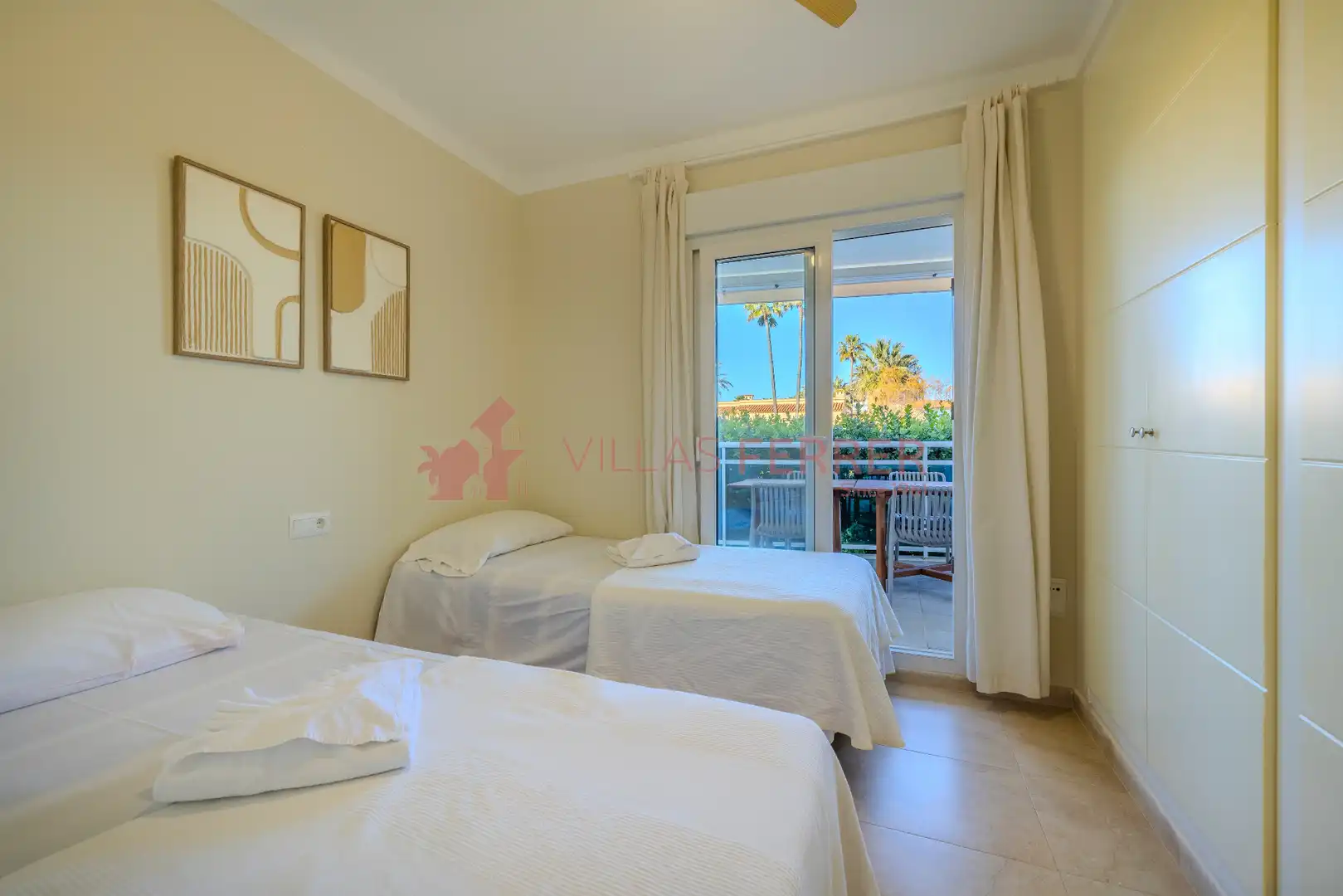 Bedroom of Flat for sale in Dénia  with Air Conditioner, Terrace and Furnished