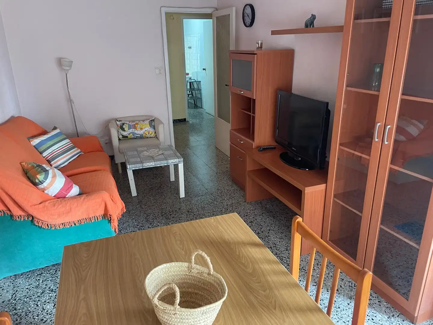 Sala de estar de Piso de alquiler en  Tarragona Capital con Amueblado, Horno y Lavadora